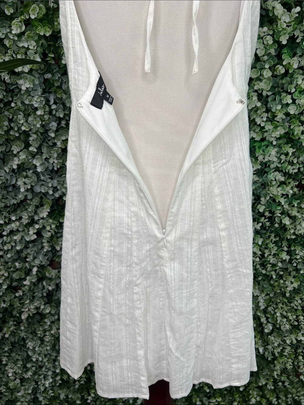 Lulus Charming Perfection White Tie-Back Mini Shift Cotton Dress - Picture 9 of 14